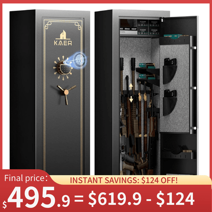 Kaer 15 - 20 Pre - Assembled Heavy Duty Gun Safe 1320/1450/1450XL - KaerWorld
