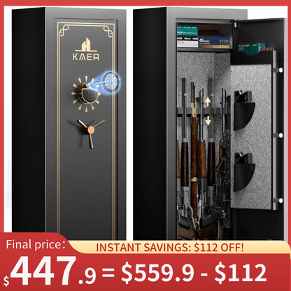 Kaer 15 - 20 Pre - Assembled Heavy Duty Gun Safe 1320/1450/1450XL - KaerWorld