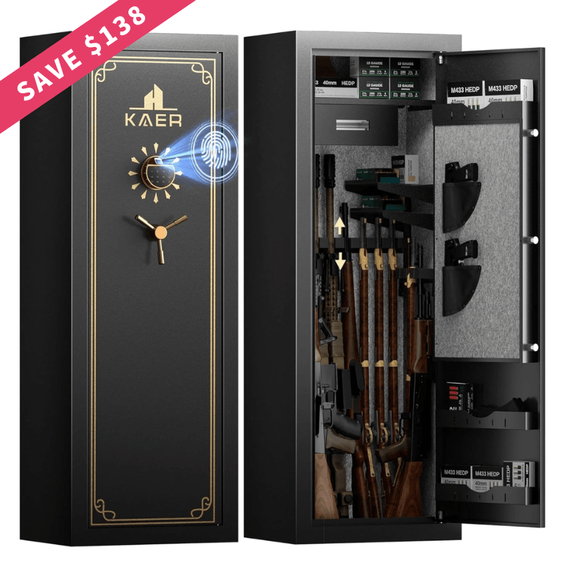 Kaer 15 - 20 Pre - Assembled Heavy Duty Gun Safe 1320/1450/1450XL - KaerWorld