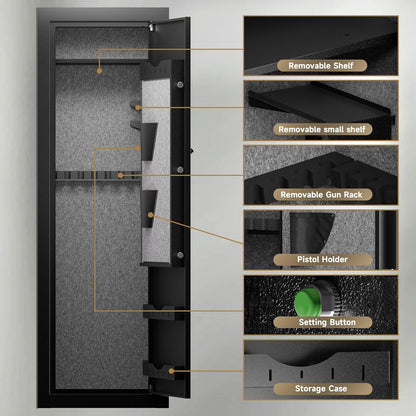 Kaer 15 - 20 Pre - Assembled Heavy Duty Gun Safe 1320/1450/1450XL - KaerWorld