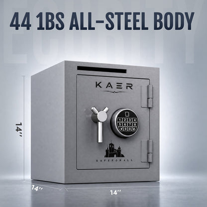 KAER 1.58 CuFt Drop Safe With Double Door - KaerWorld