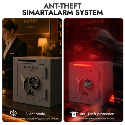 KAER 1.58 CuFt Drop Safe With Double Door - KaerWorld