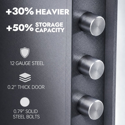 KAER 1.58 CuFt Drop Safe With Double Door - KaerWorld