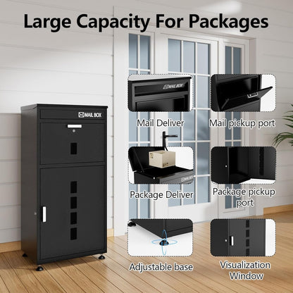 Kaer 2 - in - 1 Mail and Package Delivery Box 011 | Large - KaerWorld