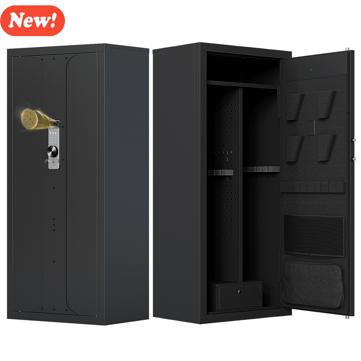 KAER 20-24 Large Gun Safe With Fingerprint – KaerWorld