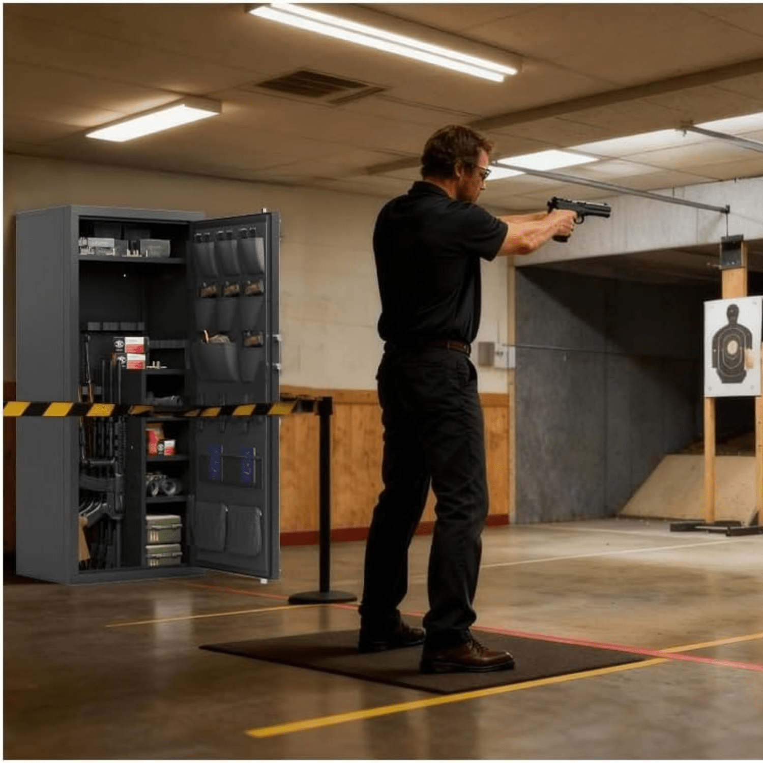 Kaer 20 - 25 Large Biometric Gun Safe - KaerWorld