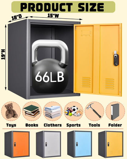 Kaer 20" High Metal Locker - KaerWorld