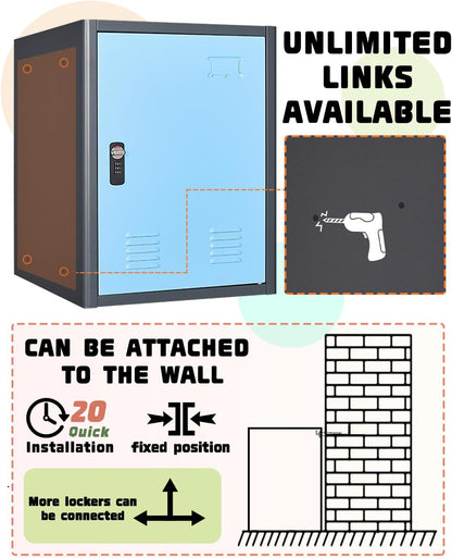 Kaer 20" High Metal Locker - KaerWorld