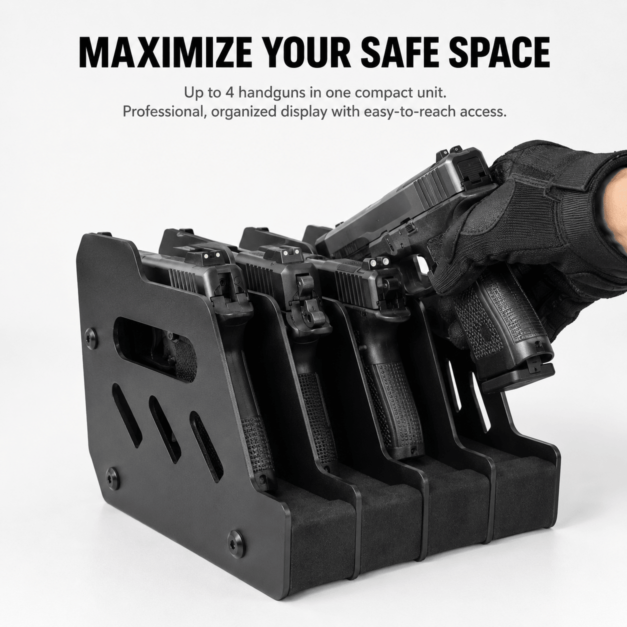 Kaer 4 Pistol Rack for Gun Safe - KaerWorld