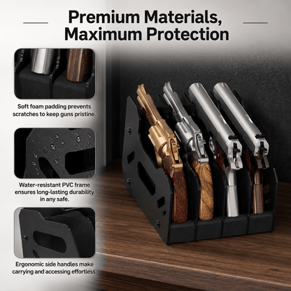 Kaer 4 Pistol Rack for Gun Safe - KaerWorld