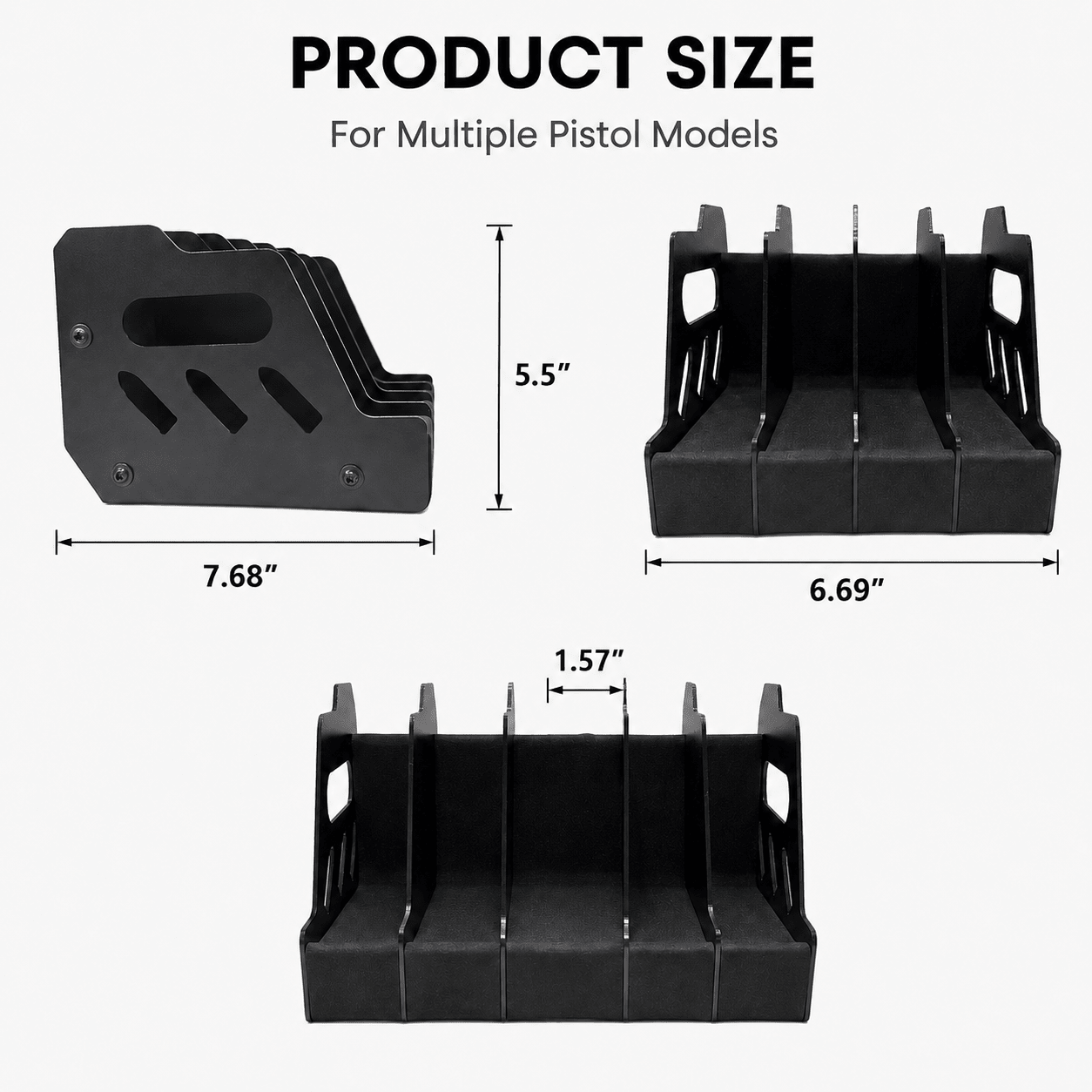 Kaer 4 Pistol Rack for Gun Safe - KaerWorld