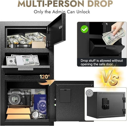 Kaer 4.0 Cub Safe Box With Drop Slot 690 - 2 - KaerWorld