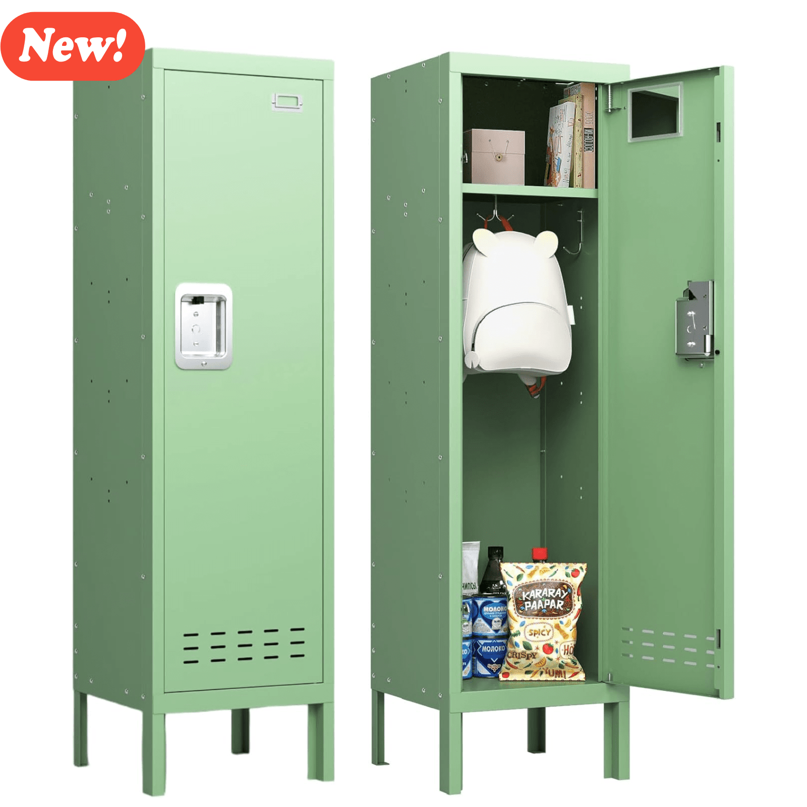 KAER 54"H Metal Locker with Card Slot - KaerWorld