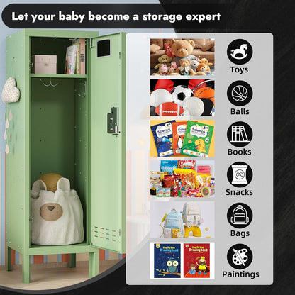 KAER 54"H Metal Locker with Card Slot - KaerWorld
