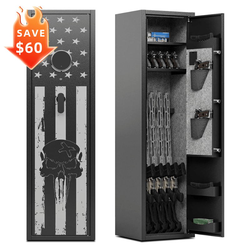 Kaer 6 Pre - Assembled Gun Safe 1430 Skull - KaerWorld