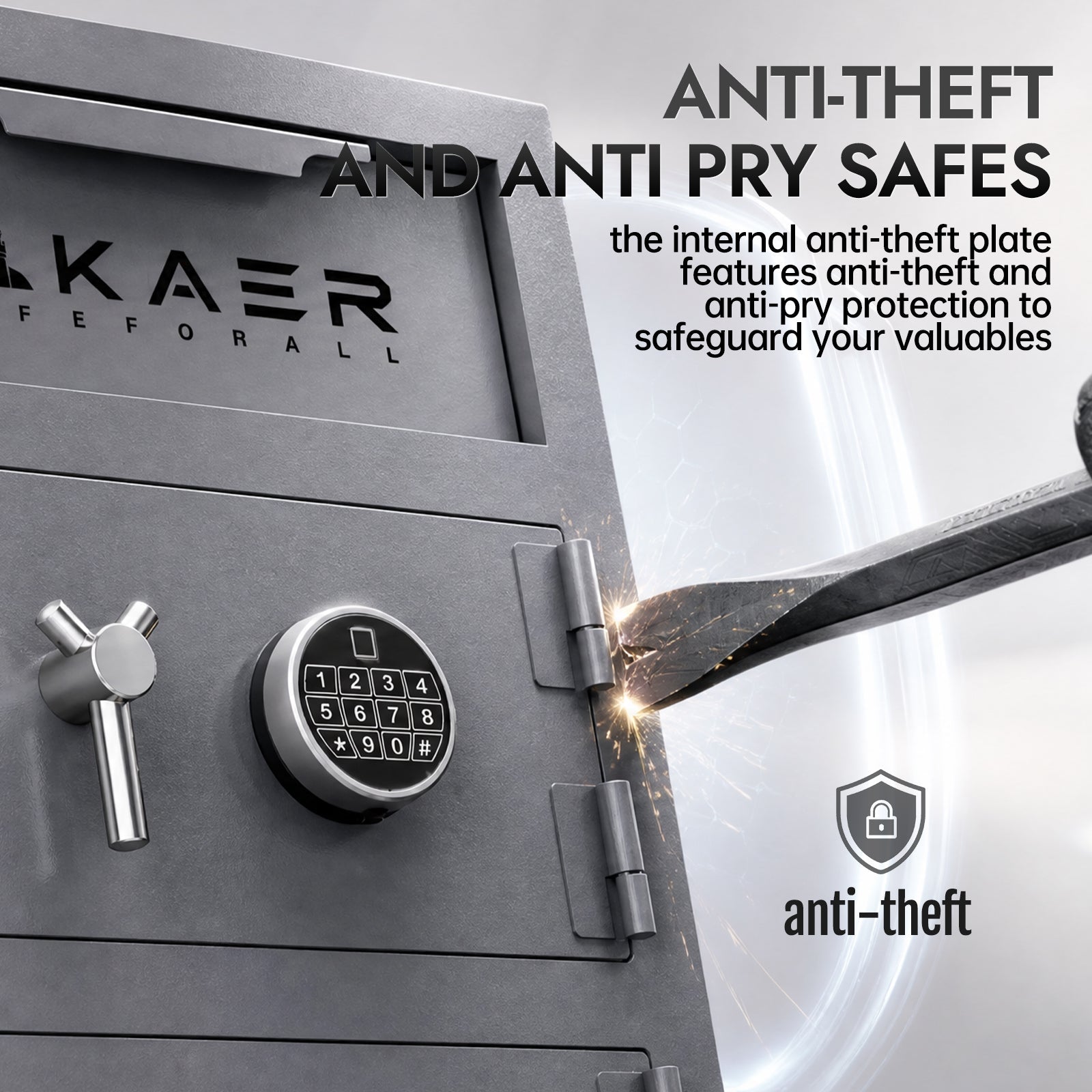 KAER 6.9 CuFt Drop Safe With Double Door - KaerWorld