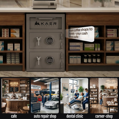 KAER 6.9 CuFt Drop Safe With Double Door - KaerWorld