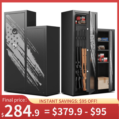 Kaer 7 - 8 Pre - Assembled Gun Safe and Cabinet 1250AB - KaerWorld