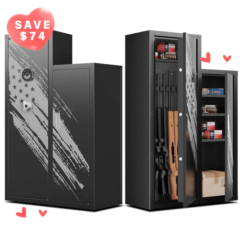 Kaer 7 - 8 Pre - Assembled Gun Safe and Cabinet 1250AB - KaerWorld