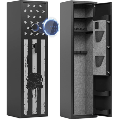 KAER 8-10 Gun Safe, Large Assembled Rifle Safe, Gun Cabinet with Removable Shelf and Pistol Rack - KaerWorld