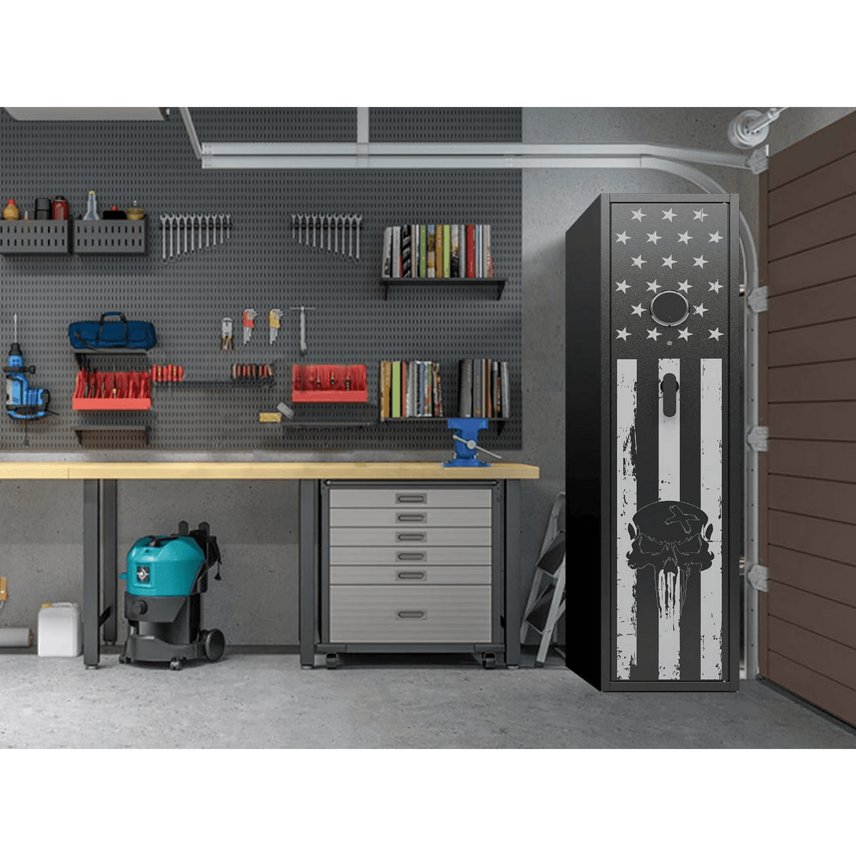KAER 8-10 Gun Safe, Large Assembled Rifle Safe, Gun Cabinet with Removable Shelf and Pistol Rack - KaerWorld