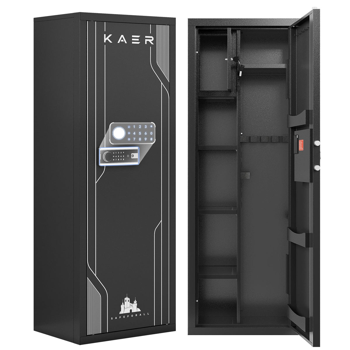 KAER 8-12 Multi-function Gun Safe And Cabinet 1450 - KaerWorld