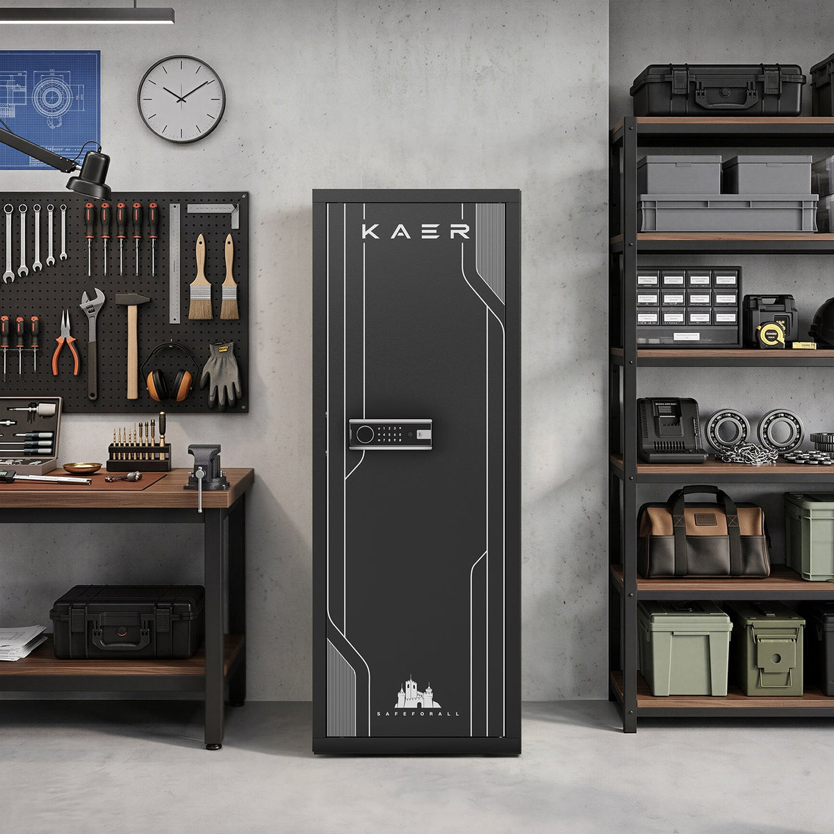 KAER 8-12 Multi-function Gun Safe And Cabinet 1450 - KaerWorld