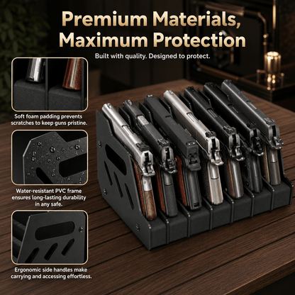 Kaer 8 Pistol Rack for Gun Safe - KaerWorld