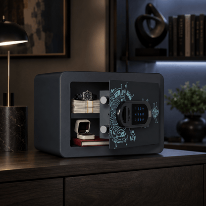KAER Compact Digital Safe Box with Removable Shelf - KaerWorld