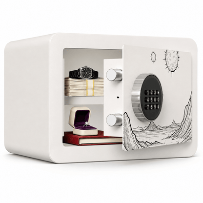 KAER Compact Digital Safe Box with Removable Shelf - KaerWorld