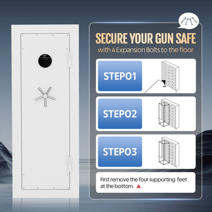 KAER Fireproof Gun Safe Fingerprint - KaerWorld