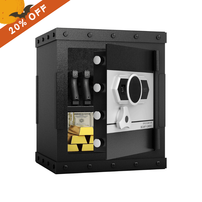 KAER Heavy-Duty Pistol Jewelry Safe Box Fingerprint - KaerWorld