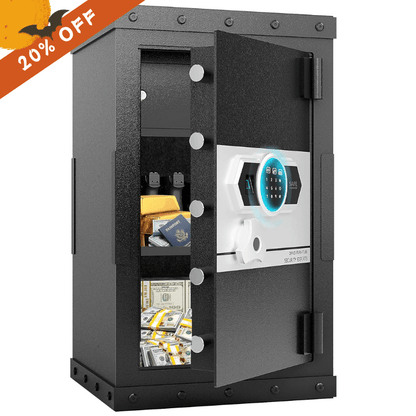 KAER Heavy-Duty Pistol Jewelry Safe Box Fingerprint - KaerWorld