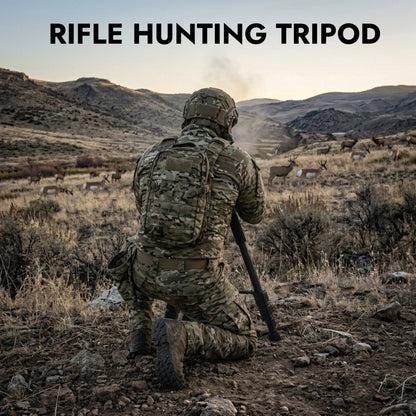 KAER Hunting Shooting Tripod, Adjustable Tripod Stand with 360 Degree Rotate U Yoke - KaerWorld