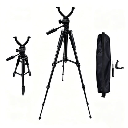 KAER Hunting Shooting Tripod, Adjustable Tripod Stand with 360 Degree Rotate U Yoke - KaerWorld