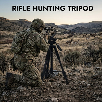 KAER Hunting Shooting Tripod, Adjustable Tripod Stand with 360 Degree Rotate U Yoke - KaerWorld