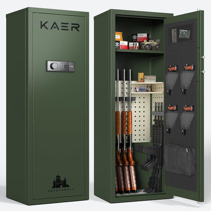 Kaer Large 8 - 10 Rifle Safe And Cabinet With Fingerpint - KaerWorld