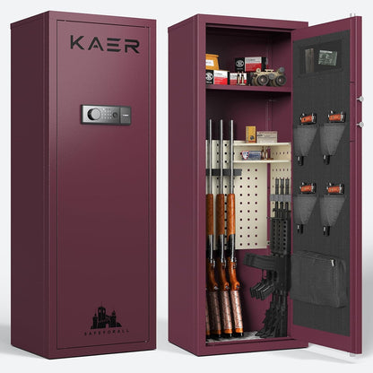 Kaer Large 8 - 10 Rifle Safe And Cabinet With Fingerpint - KaerWorld