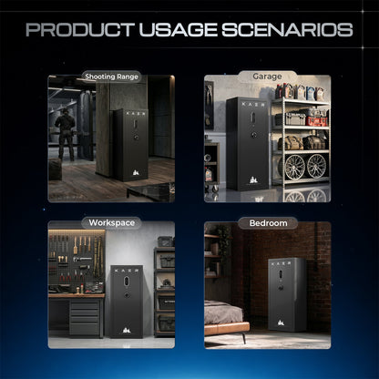 KAER Large Capacity Gun Safe And Cabinet Fingerprint - KaerWorld