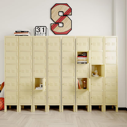 Kaer Metal Locker Storage Cabinet - 3 Door 1680 - KaerWorld