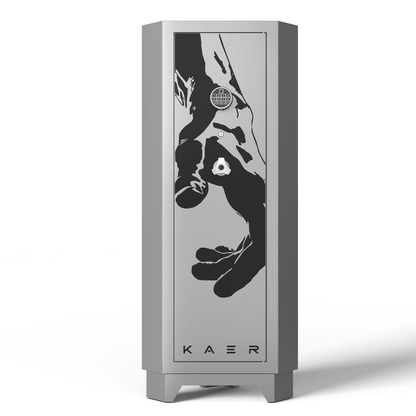 KAER Pink Corner Gun Safe for 6–8 Rifles & 4 Handguns - KaerWorld