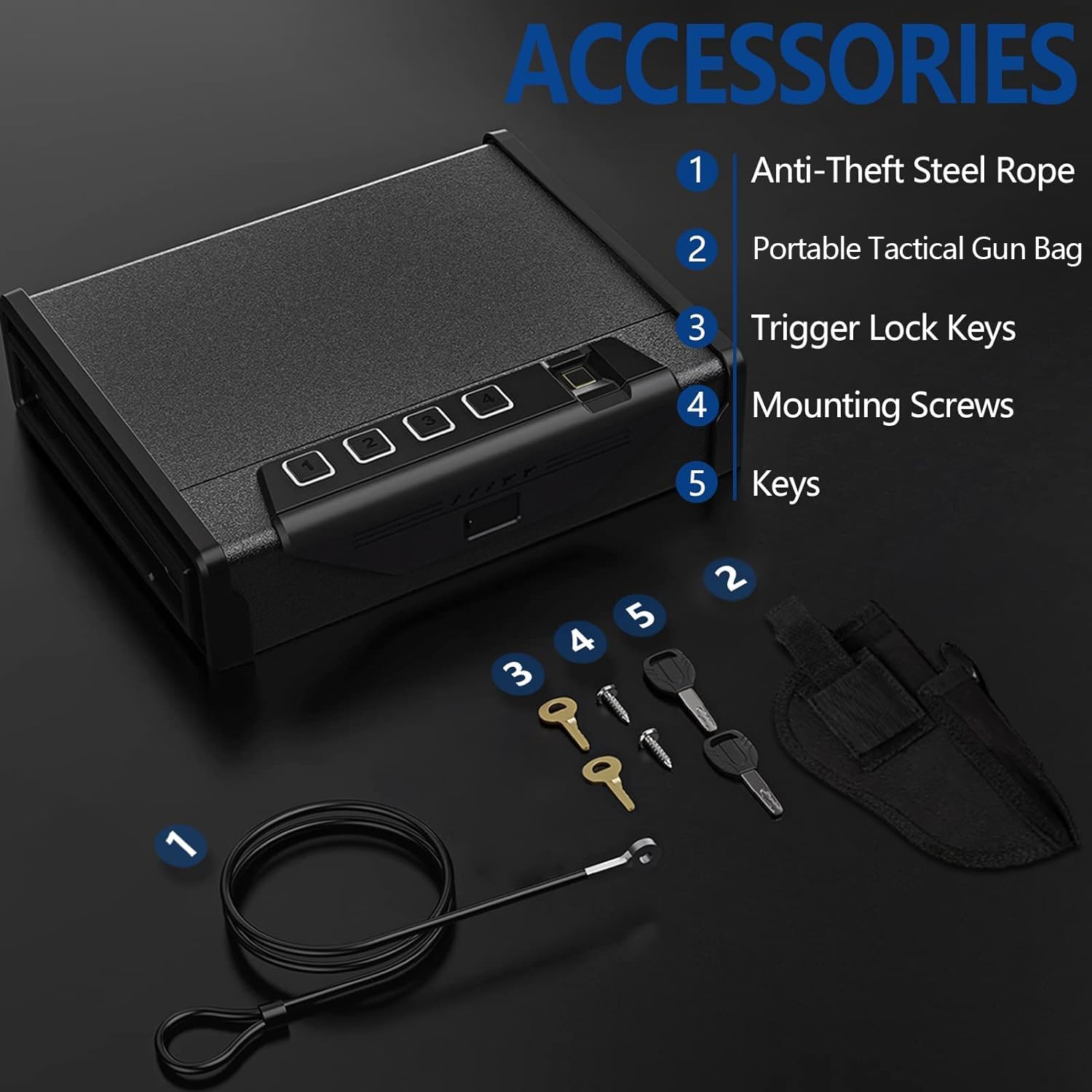 Kaer Pistol Safe Series A3 - KaerWorld