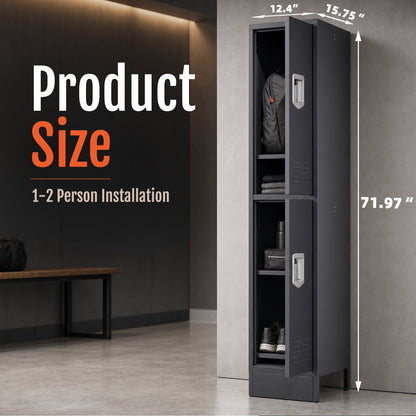 KAER Unite Metal Locker Cabinet with Lockable Storage - KaerWorld