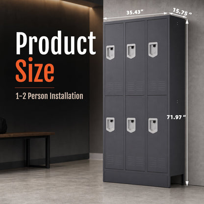 KAER Unite Metal Locker Cabinet with Lockable Storage - KaerWorld