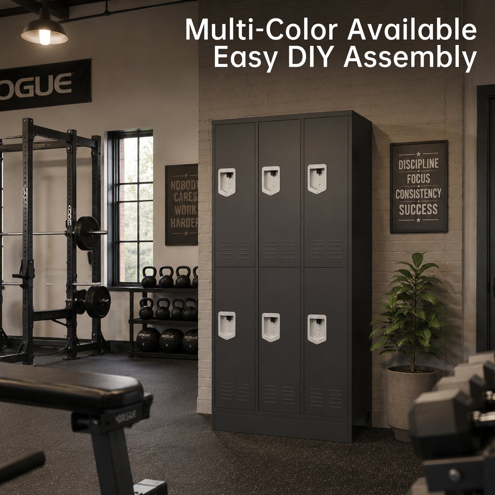 KAER Unite Metal Locker Cabinet with Lockable Storage - KaerWorld