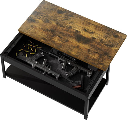 Modern Coffee Table Gun Safe (2 Pattern) - KaerWorld