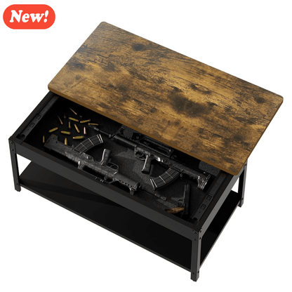 Modern Coffee Table Gun Safe (2 Pattern) - KaerWorld