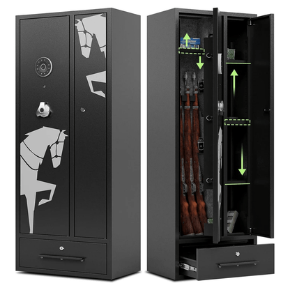 【Special Offer】Kaer 6 Double Door Gun Safe 1350 - KaerWorld